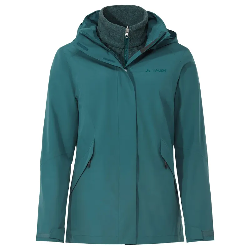 Vaude Damen 3-in-1 wasserdichte Wanderschutzjacke VAUDE Rosemoor II, Vert, – Produktbild 1 von 1