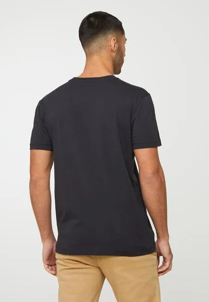 recolution Herren T-Shirt aus Bio-Baumwolle - AGAVE BIKE ANATOMY - recolution, Black (schwarz), – Produktbild 2 von 3