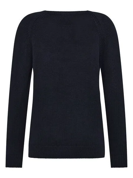 KnowledgeCotton Apparel KnowledgeCotton Apparel Strickpullover Crew Neck, Night sky, – Produktbild 2 von 3