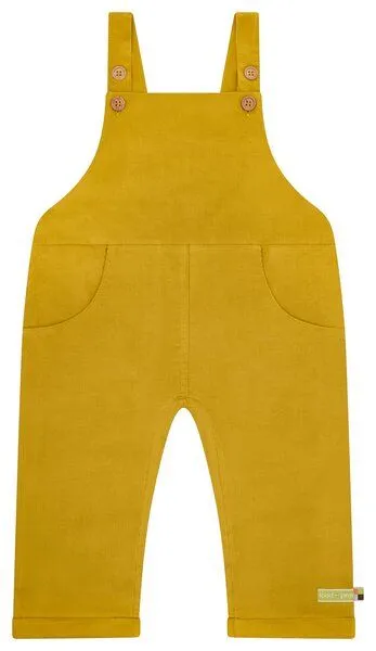 loud + proud loud + proud Babys & Kinder Latzhose aus Cord, GOTS-zertifiziert, Curry(gelb), – Produktbild 2 von 2