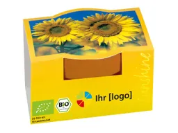 Bio-Mini-Pflanzset 'Sonnenblume' inklusive 1-4 farbigem Aufdruck – Produktbild 1 von 1