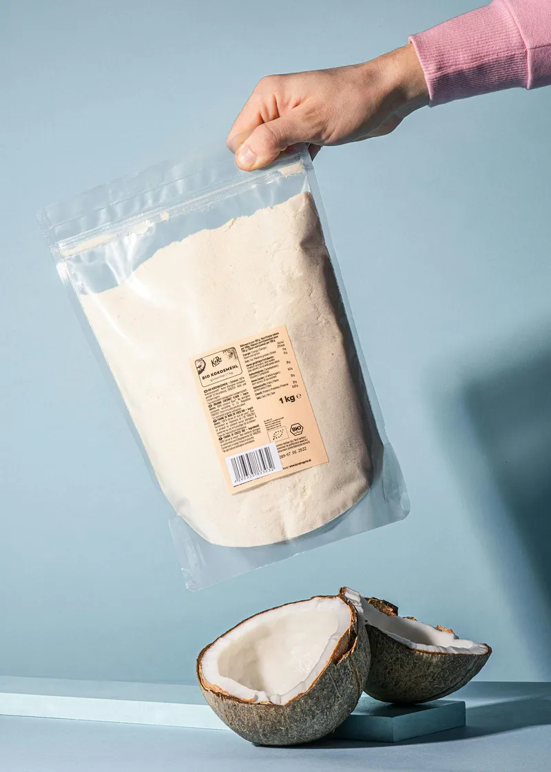 KoRo Bio Kokosmehl 1 kg – Produktbild 5 von 5