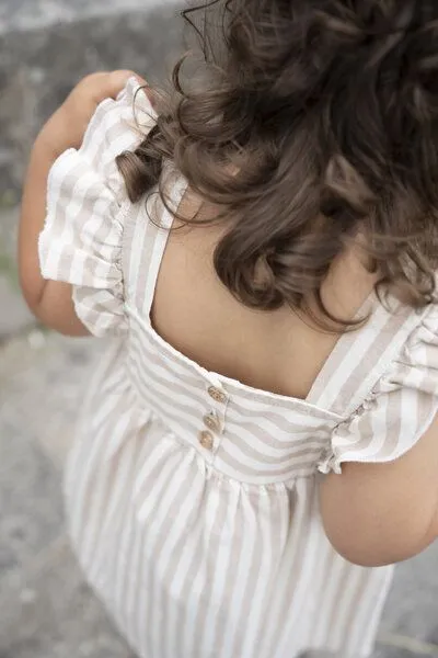 PETER JO PETER JO Kleid Luna Cinnamon, Gestreift, – Produktbild 3 von 3