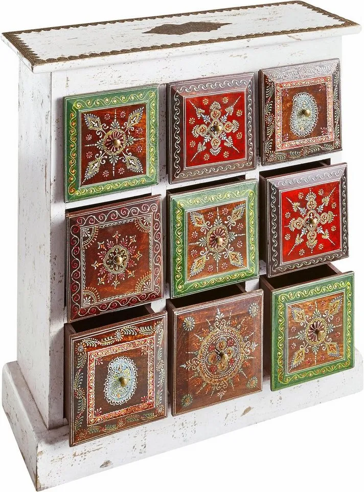 OTTO home Kommode Vivek, Breite 68 cm, Bunt|weiß, – Produktbild 5 von 5