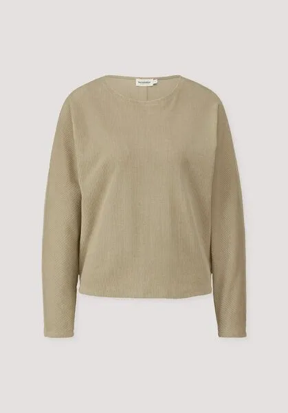 hessnatur hessnatur Longsleeve Oversized aus reiner Bio-Baumwolle, Goldsand, – Produktbild 4 von 4