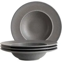 Mäser Mäser Pastateller Set 4-tlg. "Unico" Steinzeug, anthrazit – Produktbild 1 von 1