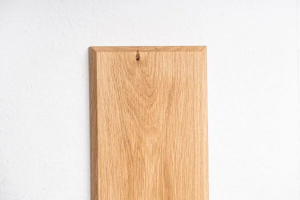 kleiderleiter_de kleiderleiter_de Schneidebrett HANA, Küchenbrett mit Schweizer Kante aus massiver Eiche, Brown, – Produktbild 5 von 8