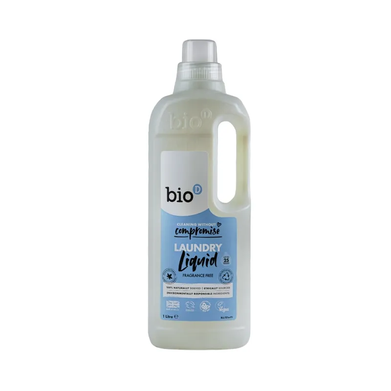 Bio-D Bio-D Concentrated Fragrance Free Laundry Liquid 1L – Produktbild 1 von 2