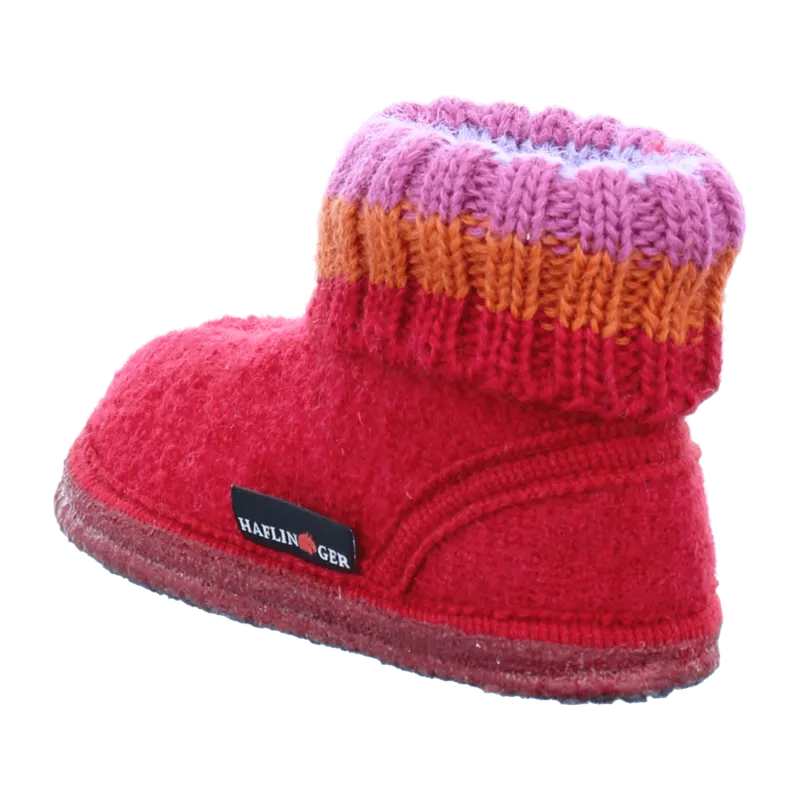 Haflinger Haflinger Hüttenschuhe "Paul" rot – Produktbild 4 von 8