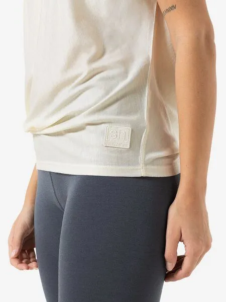 Super.Natural Super.Natural T-Shirt YOGA LOOSE BIO J TEE für Damen, Merino, Fresh white, – Produktbild 2 von 4