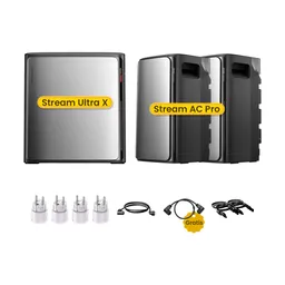 EcoFlow EcoFlow Stream Ultra X, All-in-One Speicher für Balkonkraftwerke, by Powerness - Stream Ultra X + 2 x Stream AC Pro | 7680Wh / 4 x Smart Plug / Selbstabholung – Produktbild 1 von 1