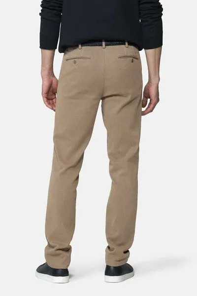 Meyer MEYER ACTIVE-Chino im Winter Twill, Beige (beige), – Produktbild 3 von 4