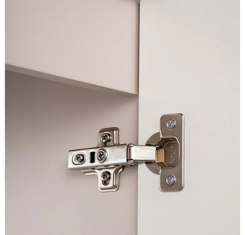 Lomadox Hängeschrank NEWPORT-56-CASHMERE Wandschrank Badschrank, kaschmir, gerillte Front, ca. 20/57/19cm, Beige|weiß, – Produktbild 3 von 5