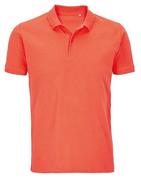 Sol's Sol's Herren Poloshirt Planet Polo Shirt Regular Bio - Baumwolle, Pop orange, – Produktbild 1 von 4