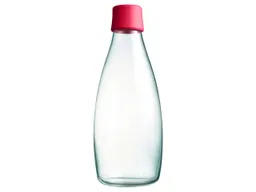 retap retap Trinkflasche 0,8 l aus Glas raspberry red – Produktbild 1 von 1