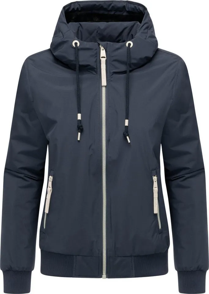 ragwear ragwear Bomberjacke Oggie Warm YOUMODO Wasserdichte Outdoorjacke mit Kapuze, Blau, – Produktbild 2 von 5