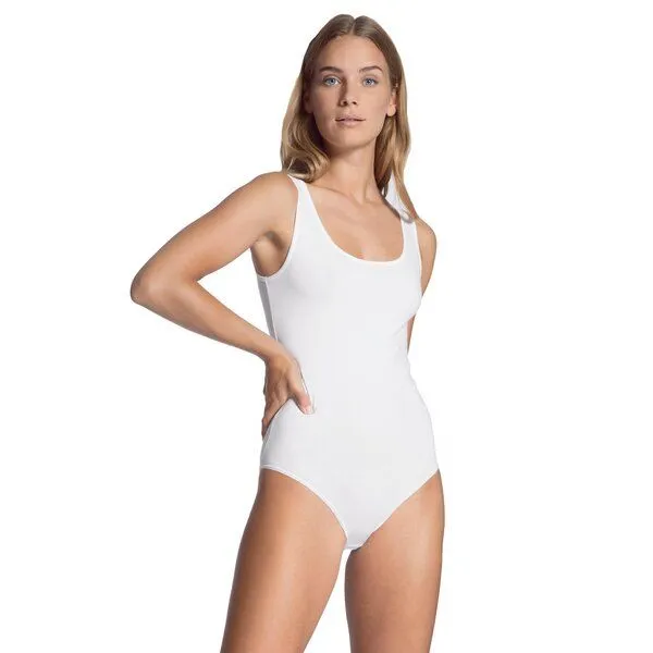 CALIDA CALIDA Body "Natural Comfort" aus PIMA-Baumwolle, Weiss, – Produktbild 1 von 2