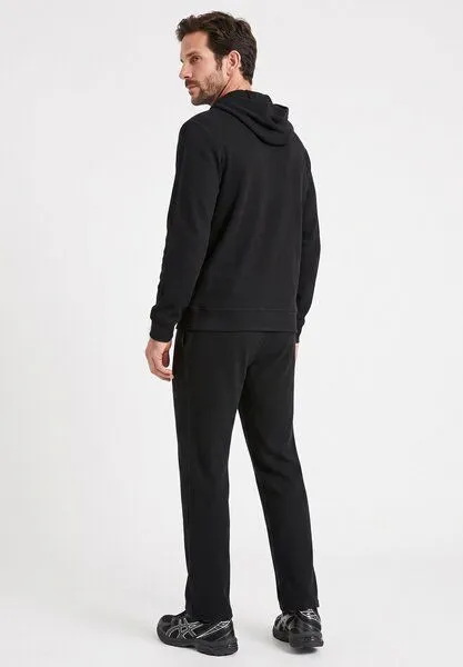 ORGANICATION ORGANICATION HECTORR | Waffel Hoodie aus Bio-Baumwolle & recyceltem Polyester, Black, – Produktbild 3 von 5