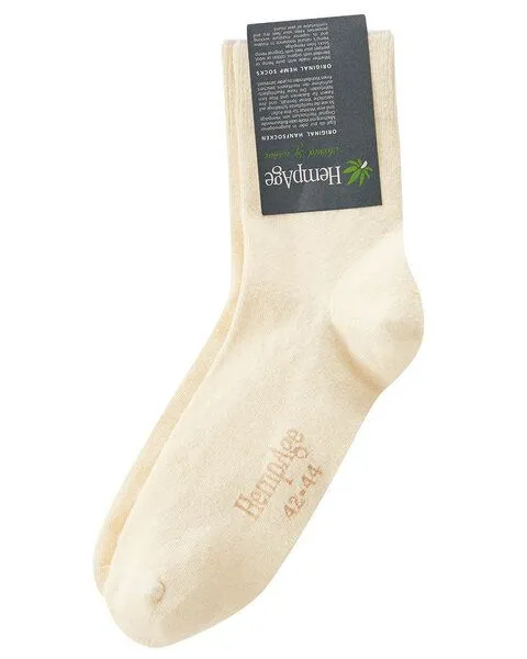 HempAge HempAge Socken Hanf/Biobaumwolle, Nature (natur), – Produktbild 1 von 2
