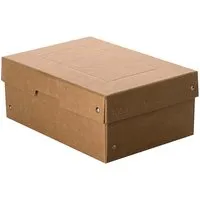 Falken 5 Falken Aufbewahrungsboxen "PureBox", 780 g/m², DIN A5, 10 cm Höhe, braun – Produktbild 1 von 1