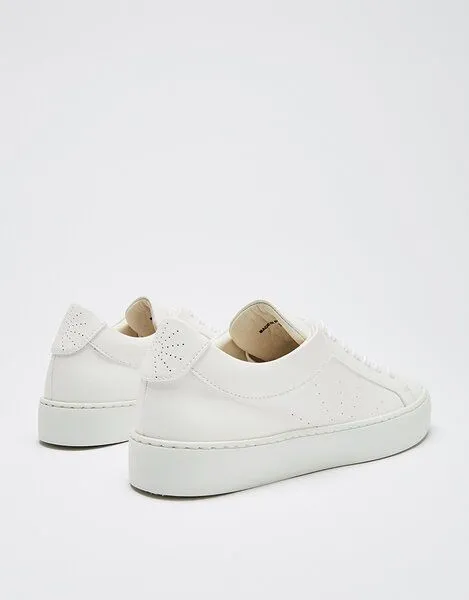 NINE TO FIVE NINE TO FIVE #pedró veganer Sneaker, Herren Runner aus recycelter Mircofaser, White star, – Produktbild 4 von 4
