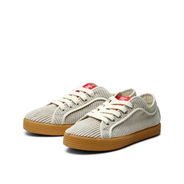 Grand Step Shoes Grand Step Shoes Aari, vegane Retro-Cord Sneaker, Beige, – Produktbild 1 von 4