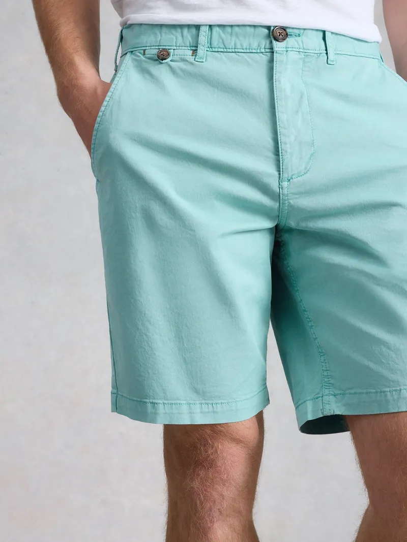 White Stuff Chino-Shorts aus Bio-Baumwolle - 36/R, Hellblau, – Produktbild 3 von 4