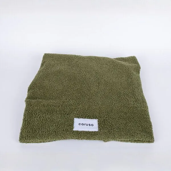Caruso Conscious Pet Supply Caruso Conscious Pet Supply Wechselbezug - Hundebett Teddy Waldgrün - aus Recyclingmaterial – Produktbild 1 von 4