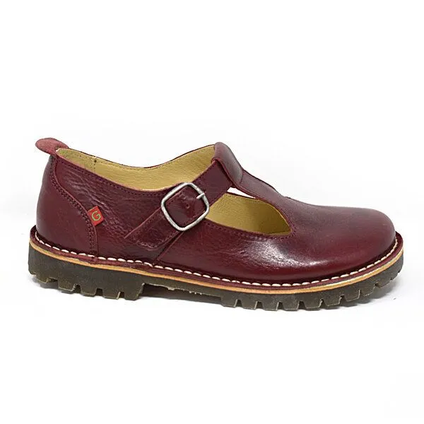 Grünbein Shoes Grünbein Shoes Spangen-Ballerinas Paula Naturform lose Einlage burgundy – Produktbild 2 von 2