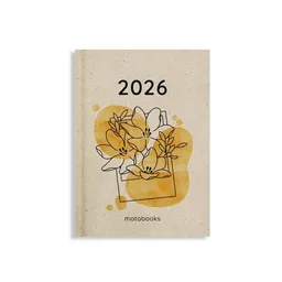 matabooks® matabooks® Nachhaltiger A6 Kalender, Jahresplaner – Samaya 2026 Farbe: Yellow (DE/EN) – Produktbild 1 von 1