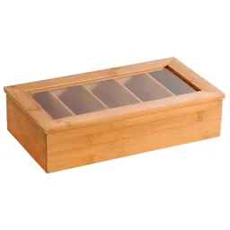 Kesper Kesper Bambus Teebox mit 5 Fächern – Produktbild 1 von 1