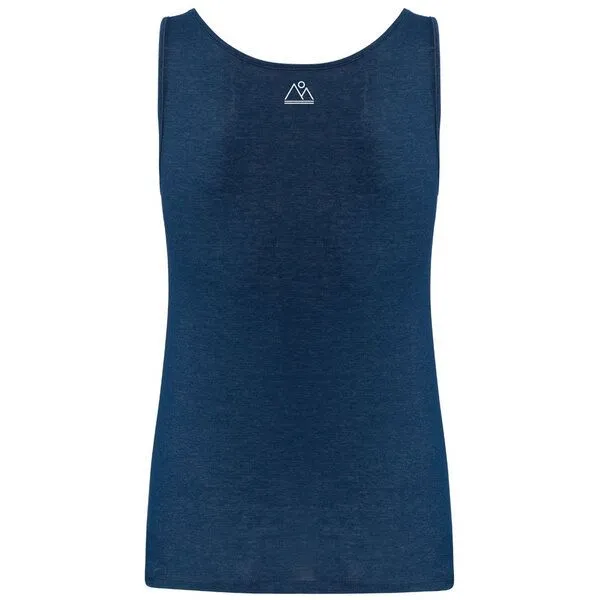 nice to meet me nice to meet me Essential Sport Tank – Tanktop aus Baumwolle und Polyester, Denim melange, – Produktbild 1 von 3