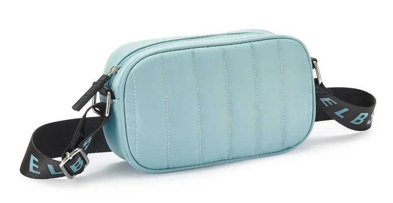 Elbsand Elbsand Umhängetasche Minibag, Crossbody Bag, Damentasche, Schultertasche, Handtasche Damen zum Umhängen aus weichem Material mit Steppung VEGAN, Blau, – Produktbild 2 von 5