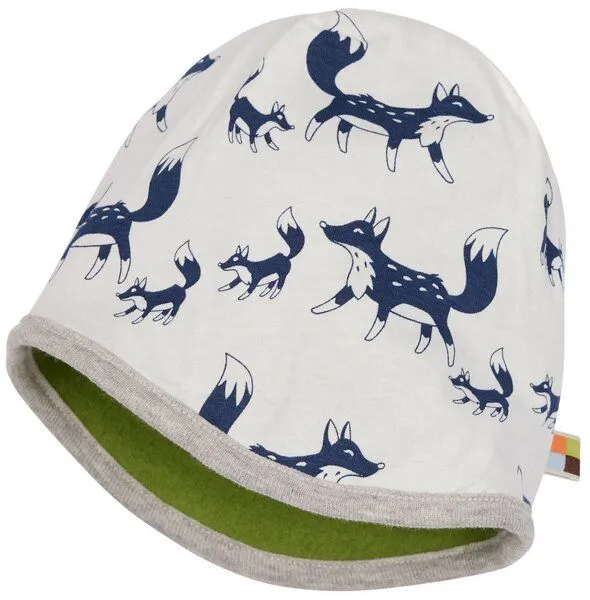 loud + proud loud + proud Baby & Kinder Mütze Wollfleece, GOTS-zertifiziert, Grass(grün), – Produktbild 1 von 3