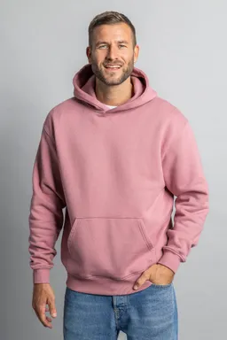 DIRTS DIRTS Herren vegan Hoodie Oversized Altrosa – Produktbild 1 von 1