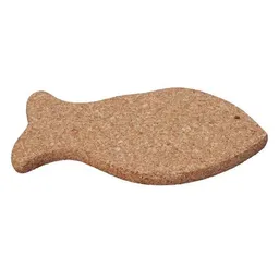 Kork-Deko Kork-Deko Topfuntersetzer "Fisch" aus Kork | versch. Größen: 28cm (L) & 20cm (M) – Produktbild 1 von 1