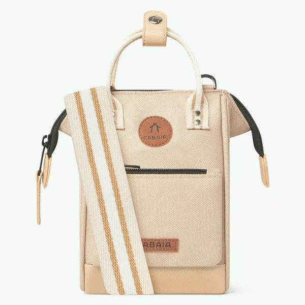 Cabaïa Cabaïa Umhängetasche Nano mit Vordertasche, Lobito (beige), – Produktbild 1 von 4