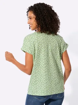 Witt Print-Shirt eucalyptus-ecru – Produktbild 1 von 1