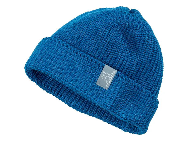 Pickapooh Pickapooh Kinder Mütze Wolle Seide ocean Gr.48-52, Blau, – Produktbild 1 von 2