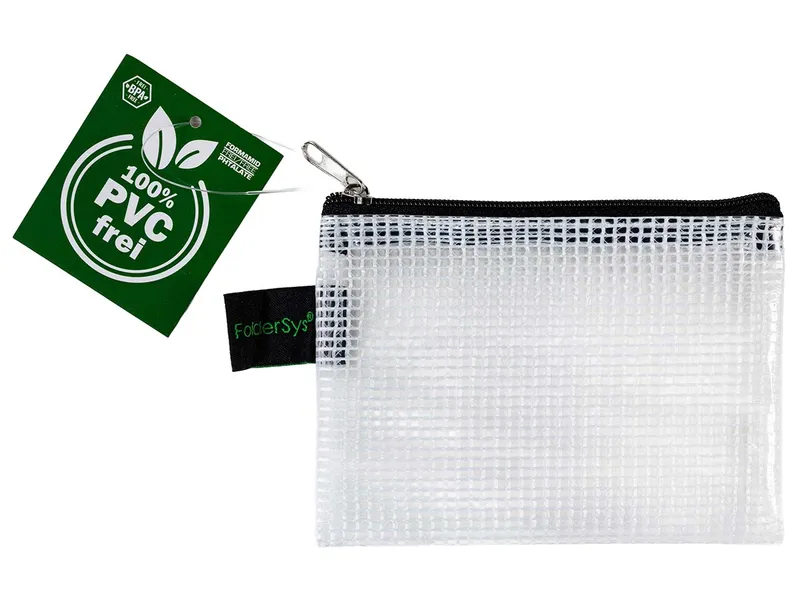 FolderSys FolderSys Kleinkram-Beutel mit Reißverschluss, DIN A7, EVA, Schwarz, – Produktbild 1 von 1