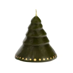 El Puente El Puente Kerze "Kleiner Weihnachtsbaum" | Fair Trade & Handmade aus Indien – Produktbild 1 von 1