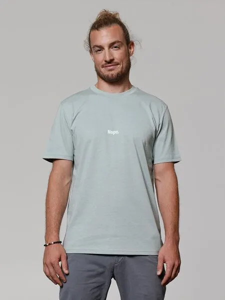 watapparel watapparel T-Shirt Unisex Nope, Aloe, – Produktbild 2 von 3