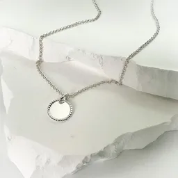 MOANINA MOANINA Kette Coin Felicia - 925 Silber/18k Gold Vermeil - 3 Längen – Produktbild 1 von 1