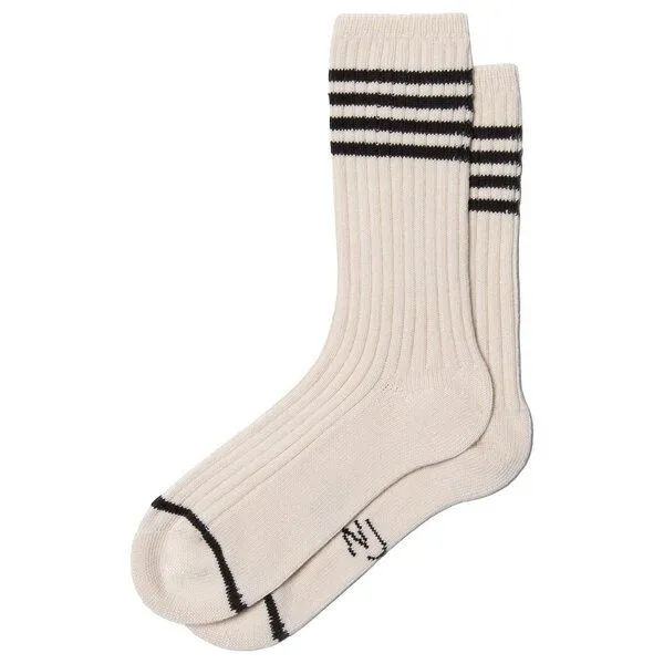 Nudie Jeans Nudie Jeans Tennis-Socken Stripe, Offwhite black, – Produktbild 1 von 1