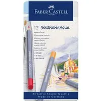Faber Castell Faber-Castell Buntstifte "Goldfaber Aqua" aquarellierbar, im Metalletui, 12 Stk. – Produktbild 1 von 1