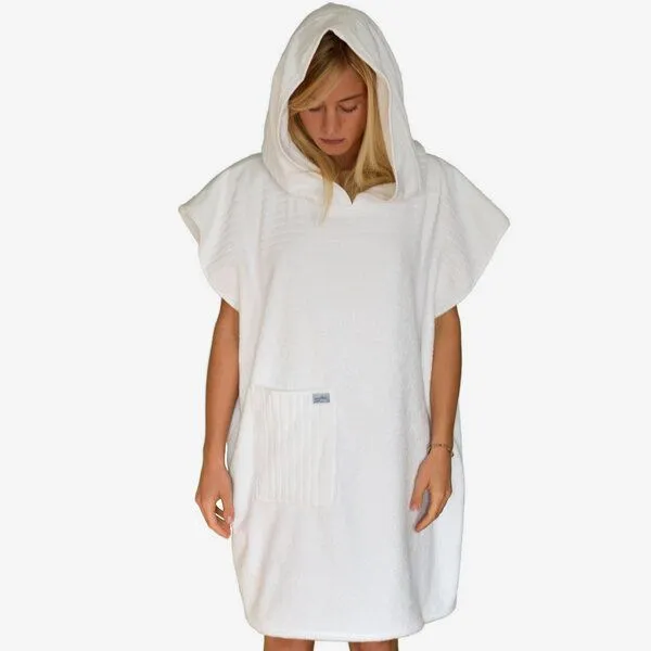 Lou-i Lou-i Badeponcho Made in Germany Surfponcho, Weiss, – Produktbild 1 von 3