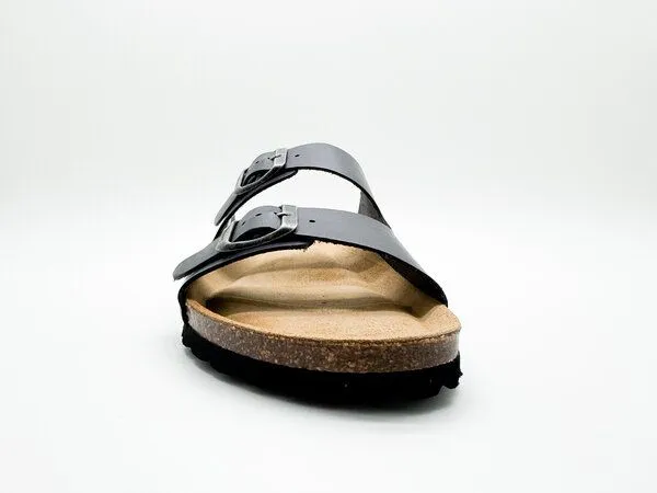 thies thies ® Eco Sandalen aus vegetabil gegerbtem Leder, Charcoal, – Produktbild 4 von 4