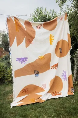 Jyoti - Fair Works Jyoti - Fair Works Bio-Baumwoll Tagesdecke Aakaar – Produktbild 1 von 1