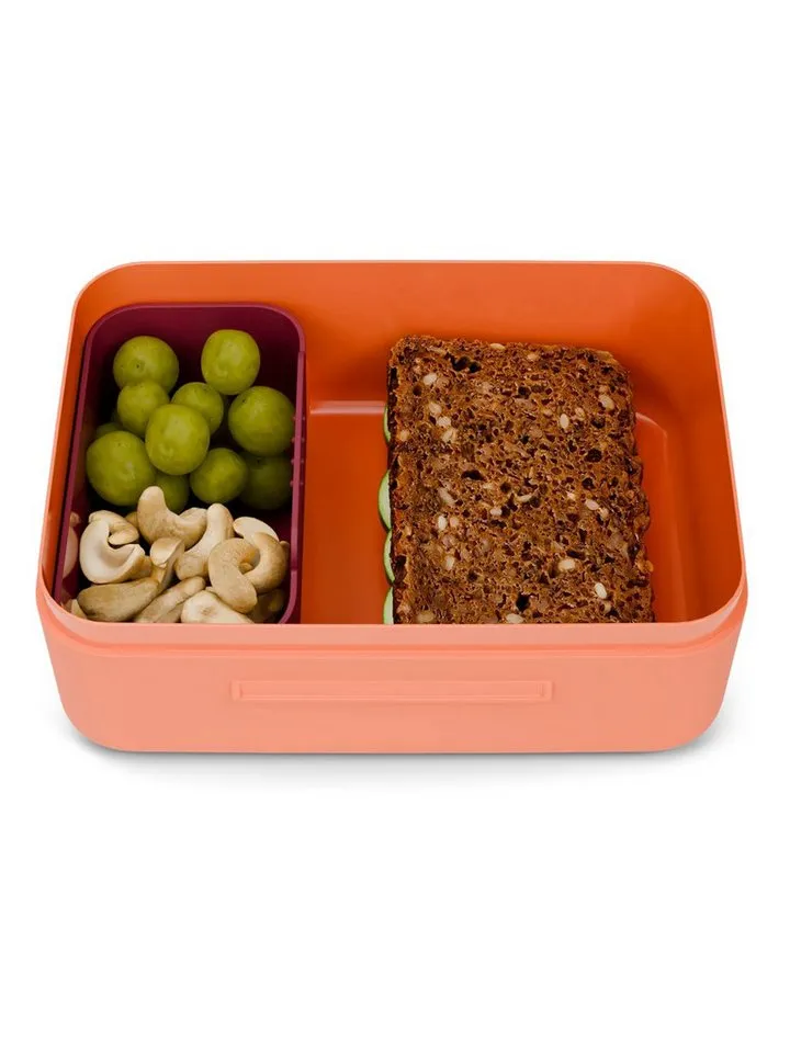 Ergobag Ergobag Lunchbox Brotdose, Kunststoff, (Brotdose, 1-tlg., 1x Brotdose), spülmaschinengeeignet bis 45 Grad, Handwäsche empfohlen, Orange, – Produktbild 4 von 4