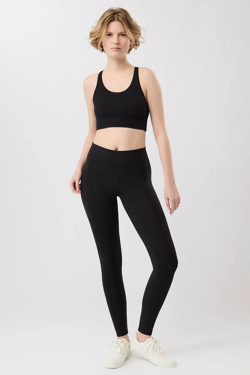 mandala MANDALA Damen vegan Legging Best Loved Schwarz, Schwarz, – Produktbild 2 von 2